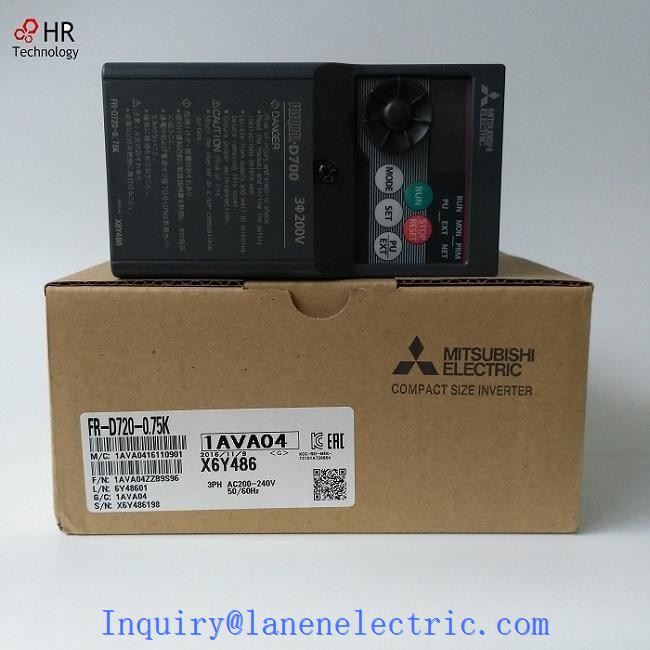 العلامة التجارية الجديدة الصغيرة القوية ميتسوبيشي عزم الدوران 750w VFD FR-D720-0.75K العاكس سعر الجملة