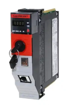 Allen Bradley {{0}} وحدة تحكم الأمان L81ES GuardLogix 5580، ذاكرة قياسية 3 ميجا بايت وذاكرة أمان 1.5 ميجا بايت، منفذ USB 2.0 (12 ميجا بايت في الثانية)، منفذ إيثرنت 1 جيجا بايت