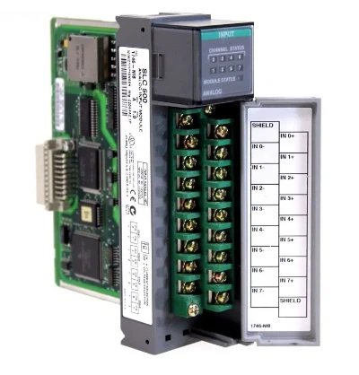 Allen-Bradley 1746-NI8 SLC 500 8 وحدة الإدخال التناظرية للقنوات عبارة عن برنامج عالي الكثافة وقابل للتكوين وحدة الإدخال التناظرية