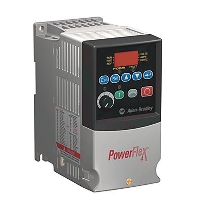 Allen-Bradley 22A-D4P 0 N104 PowerFlex 4 محرك تيار متردد قابل للتعديل 3- المرحلة في محرك عاكس بقدرة 1.5 كيلو وات